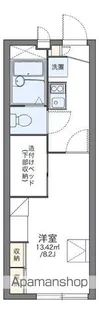 レオパレスMARGUERITE【102号室】の間取り