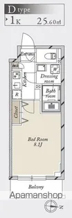 グランカーサ住吉【2階】の間取り