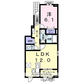 セイバリー・Z【1階】の間取り
