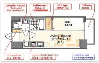 イグレック南本町(IGREC)【7階】の間取り