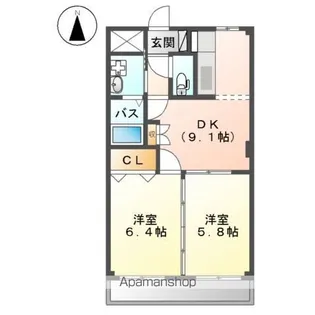 SINFONIA(シンフォニア)【2階】の間取り