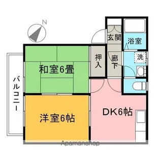 ハイム斉藤【1階】の間取り