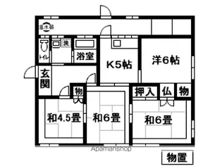 宮城県仙台市太白区恵和町【一戸建】の間取り