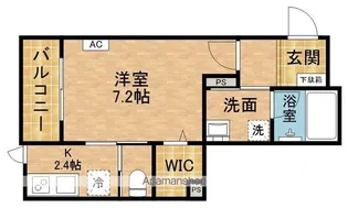 メゾン ド アルブル【1階】の間取り