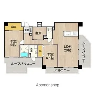 2SLDKの間取り画像