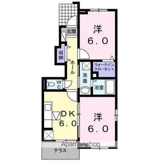 パッションフラワーⅠ【1階】の間取り