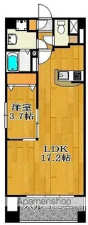 メルベーユ【3階】の間取り