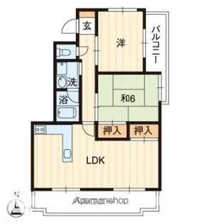 モアガーデン【2階】の間取り