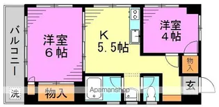 山栄コーポ【3階】の間取り