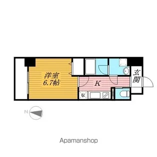 千葉県千葉市中央区新宿2丁目【マンション】の間取り