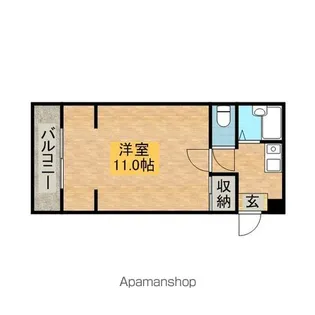 ヒルズ山花【1階】の間取り