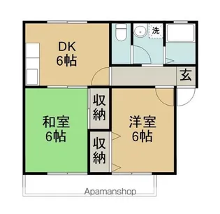 エーデルハイムエヒメ【2階】の間取り