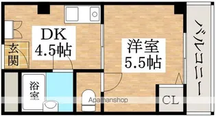 ウインライフ松原Ⅰ【2階】の間取り