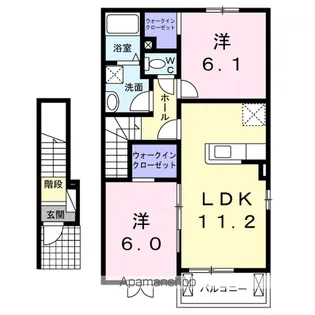 IRIS【2階】の間取り