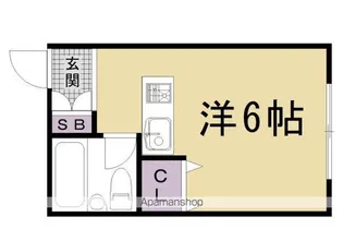 東山女子ハイツ【302号室】の間取り
