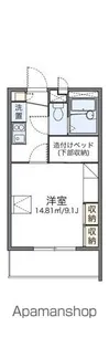レオパレスアルファ【201号室】の間取り