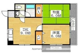 第二町田マンション【1階】の間取り