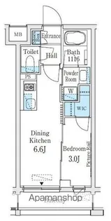 イプセ東高円寺【1階】の間取り