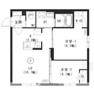 CEFIRO MANZONI (セフィーロ・マンゾーニ)【4階】の間取り
