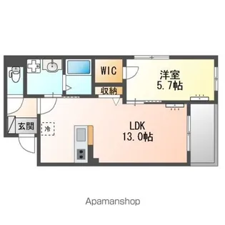 サンジュ(Sanju)【2階】の間取り