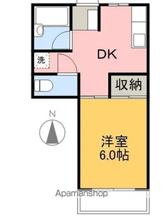 スカイパレス二葉【306号室】の間取り