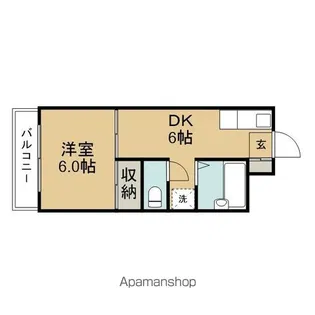 カーサリベルテ【203号室】の間取り