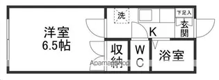 ミルフィーユKJS【202号室】の間取り