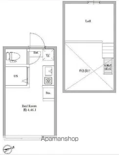 アーバンプレイス中野Ⅶ【2階】の間取り