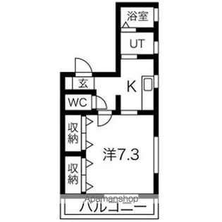 サンピュア ラ・ベージュ【302号室】の間取り