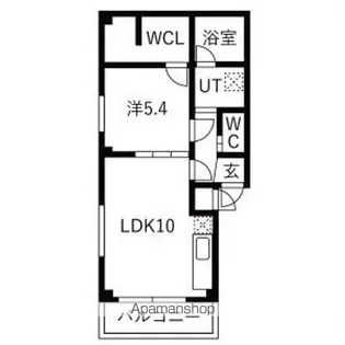 カーサフェリーチェ【3階】の間取り