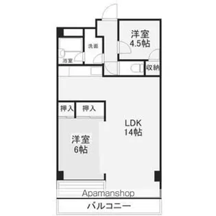 ロイヤルビル【302号室】の間取り