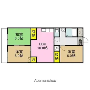 高野マンション【3階】の間取り