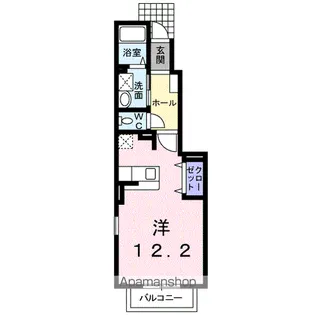 プリムローズ S【1階】の間取り