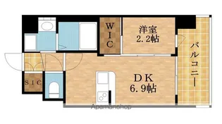 セレニテ十三ミラク【2階】の間取り