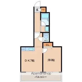 ラフィーネ【803号室】の間取り