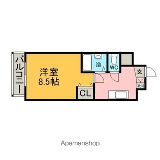 マリナガーデン香椎【503号室】の間取り