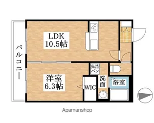 グランツ羽黒【2階】の間取り