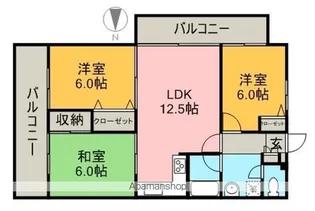 コーナン徳常ビル【144号室】の間取り