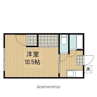 コーポ山田【1階】の間取り