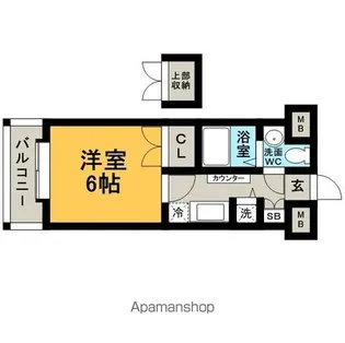 ダイナコートエスタディオ東公園Ⅲ【504号室】の間取り