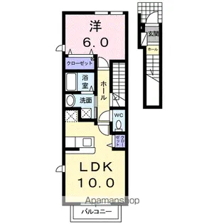 ピュアストリーム C【2階】の間取り