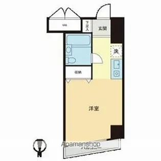 フラット16【4階】の間取り