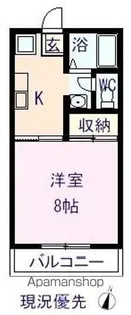 エクセル真田【106号室】の間取り