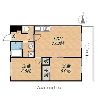 エルフォート31【505号室】の間取り