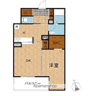 カシウラビル【306号室】の間取り