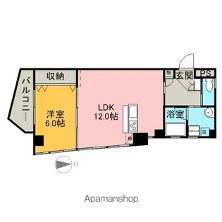 タウンコート三幸【2階】の間取り