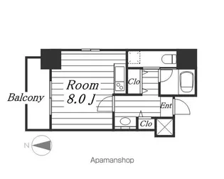 ル・ブルー鶴舞【1001号室】の間取り