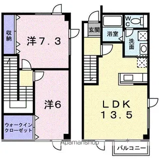 グラナリーフォレスト【101号室】の間取り