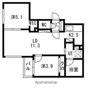 TERRACE SAKURA(テラスサクラ)【4階】の間取り
