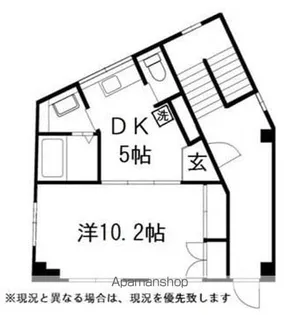 ウィンシップス【5F号室】の間取り